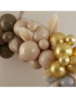 Kit Arche 75 Ballons Marron Beige & Or 7 Kit Arche 75 Ballons Marron Beige & Or -Déco Festive Soldes kit arche 75 ballons marron beige or 3