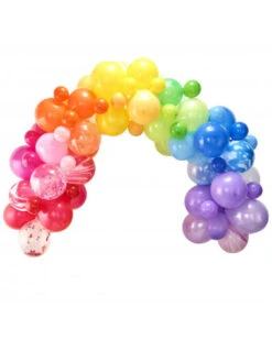 Kit Arche Ballons Arc En Ciel -Déco Festive Soldes kit arche ballons arc en ciel 2