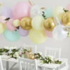 Kit Arche Ballons Lapins De Pâques Pastels