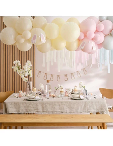 Kit Arche Ballons Lapins De Pâques & Rubans 2 Kit Arche Ballons Lapins De Pâques & Rubans – Image 2
