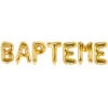 Kit Ballon Lettre Bapteme Doré 34 Cms