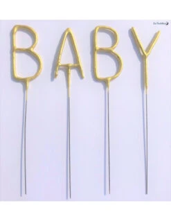 Kit Cierge Magique Baby Doré