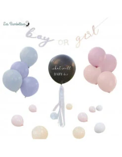 Kit Gender Reveal Ballons & Guirlande