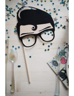 Kit Photobooth 8 Accessoires Super Héros Et Rideau Fil -Déco Festive Soldes kit photobooth 8 accessoires super heros et rideau fil 4