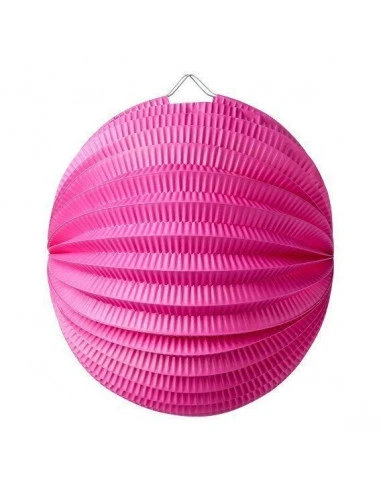 Lampion Boule En Papier Fuchsia 20 Cms 1 Lampion Boule En Papier Fuchsia 20 Cms