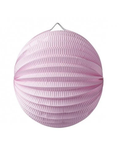 Lampion Boule En Papier Rose Pastel 20 Cms 1 Lampion Boule En Papier Rose Pastel 20 Cms