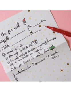 Lettre Au Père Noel Mathilde Cabanas