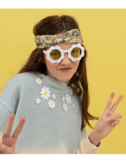 Lunettes Marguerite Enfant Pour Déguisement -Déco Festive Soldes lunettes marguerite enfant pour deguisement 3