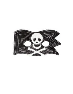 Masque Drapeau Pirate En Paillettes