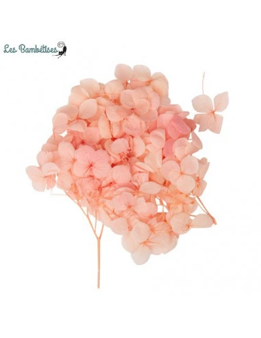 Mini Branches D'Hydrangea Roses Artificielles 1 Mini Branches D'Hydrangea Roses Artificielles