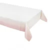 Nappe En Papier Dégradée Blanche Et Rose 180cmsX120cms