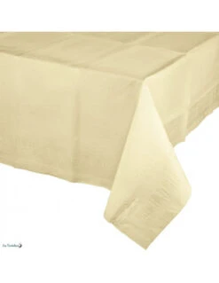 Nappe En Papier Ivoire 137cmsX274cms