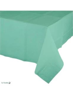 Nappe En Papier Vert Pastel 137cmsX274cms