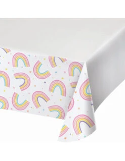 Nappe En Plastique Arc En Ciel 121X223Cms