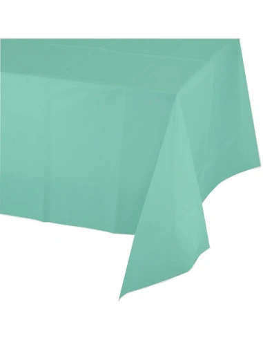 Nappe En Plastique Vert Menthe 137cmsX174cms 1 Nappe En Plastique Vert Menthe 137cmsX174cms