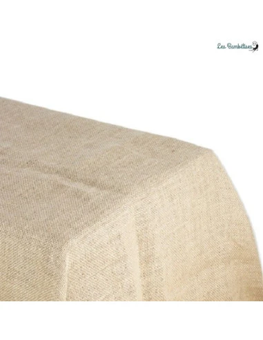 Nappe Rectangulaire En Jute 240X120Cms 1 Nappe Rectangulaire En Jute 240X120Cms