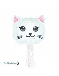 Pinata Petit Chat Oreilles Roses