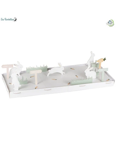 Plateau Centre De Table Pâques Avec Lapins 3 Plateau Centre De Table Pâques Avec Lapins – Image 3