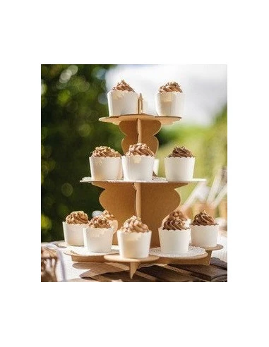 Présentoir Gateau En Carton Kraft 2 Présentoir Gateau En Carton Kraft – Image 2