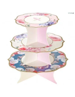 Présentoir Gateaux 3 Etages Réversible Imprimé Fleurs 8 Présentoir Gateaux 3 Etages Réversible Imprimé Fleurs -Déco Festive Soldes presentoir gateaux 3 etages reversible imprime fleurs 3