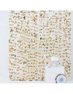 Rideau Feuilles Dorées
