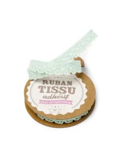 Ruban Adhésif Macramé Vert Menthe