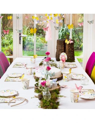 Suspension Papillons En Papier Thème Fée 5 Suspension Papillons En Papier Thème Fée – Image 5